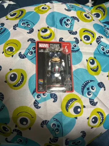 MARVEL 베어브릭 해피 복권 4번 캡틴 아메리카