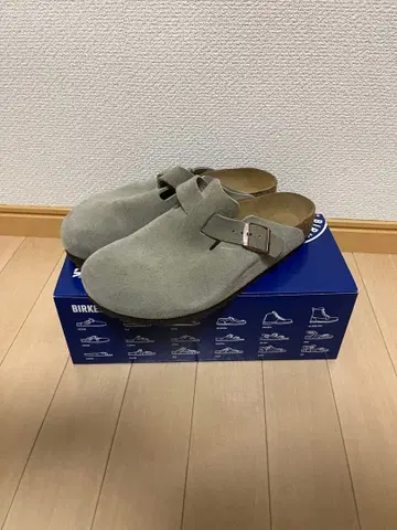 버켄스탁 보스턴 스웨이드 가죽 - 토프