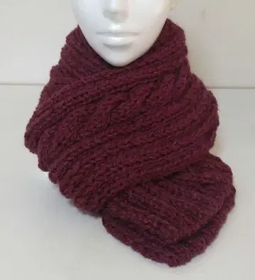 손뜨개질 머플러 M32