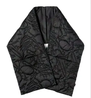 마니푸리 리버서블 퀼팅 스톨 마운틴 블랙