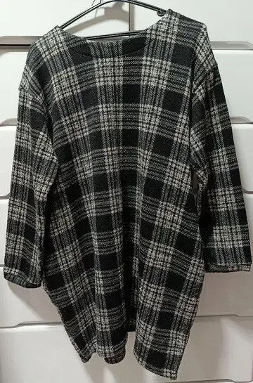 ONEARTH 튜닉 체크 무늬 빅 사이즈