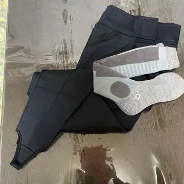 여성용 겨울 스포츠 블랙 스키 팬츠 도톰 삭스 2개