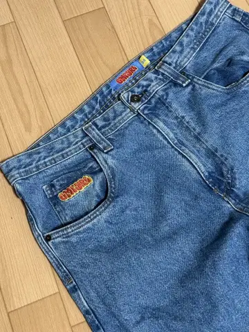 empyre baggy 블루 데님 와이드 레그