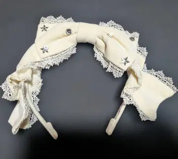 AngelicPretty 벨벳 카니발 리본 머리띠