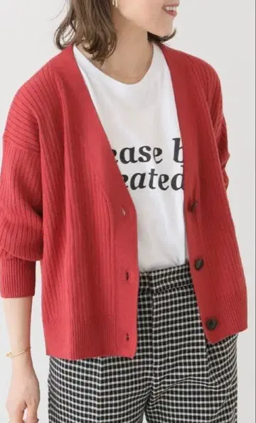 스픽 앤 스팬 리브 가디건