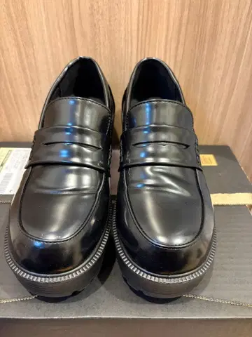 통굽 로퍼 블랙 s 사이즈