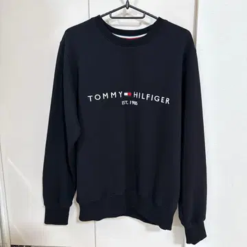 TOMMY HILFIGER 블랙 맨투맨 M