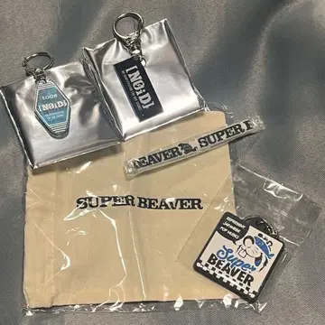 SUPER BEAVER 가챠 키링 러버밴드 복조리 세트