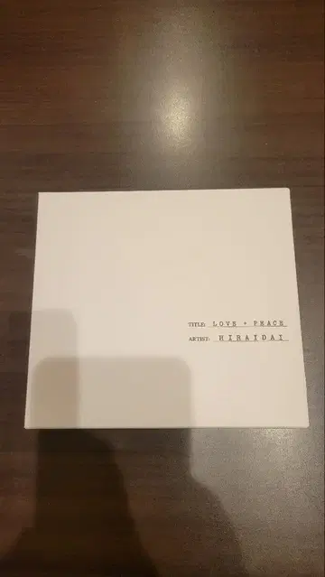 MIRAI DAISUKE LOVE & PEACE 2장 세트 CD