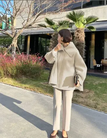 금일 한정 4680엔 코트 아우터 숄카라 A라인 코트 아우터