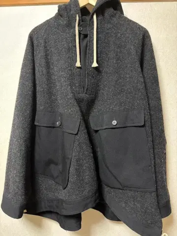 [ O PROJECT ] 아노락 울 후드티 M 사이즈