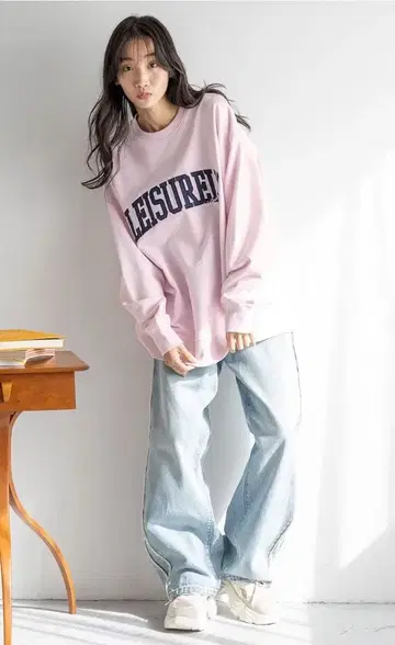 LOWRYSFARM USA 기모 로고 풀오버