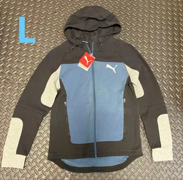 새상품 PUMA 남성용 L 사이즈 풀 집업 후드티