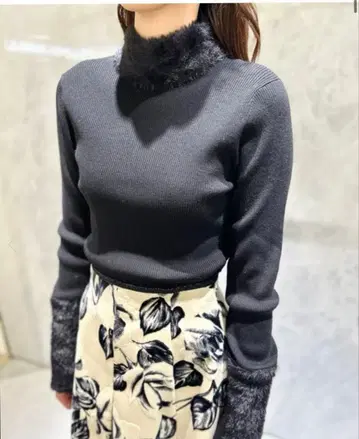 LOULOU WILLOUGHBY 블랙 니트 스웨터 02(M)