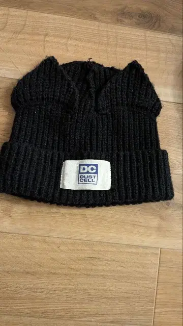 DUSTCELL 고양이 귀 니트 모자