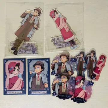 귀멸의 칼날 AGF 아크릴 스탠드 폴라로이드 클리어 스티커 코하쿠 코유키