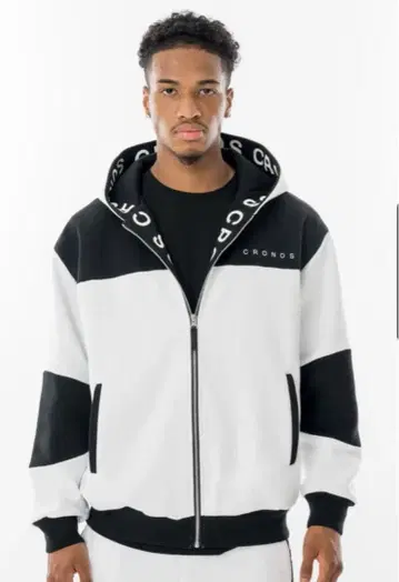 CRONOS VERTEX ZIP HOODIE [ WHITE ]