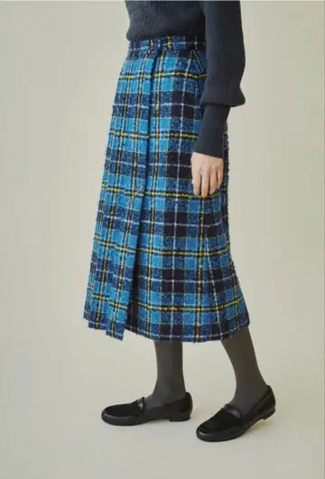 2021-22aw 미나 페르호넨 tartan 랩 스커트