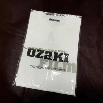오자키 유타카 OZAKI FILM T셔츠 화이트 프리 사이즈