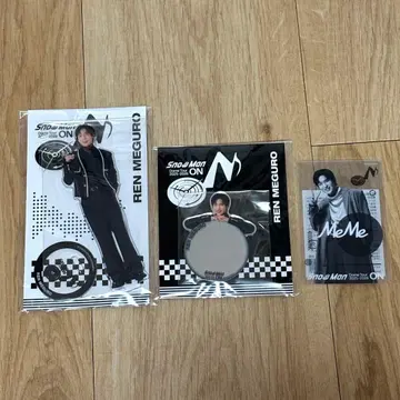 SnowMan ON 메구로 렌 3종 세트