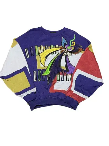 [ 90s ] 산타페 니트 04 ( XL 사이즈 ) 보라색 등 산타페