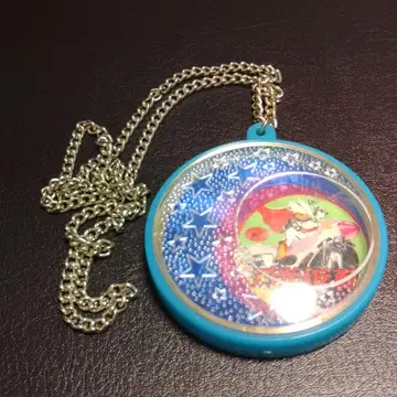 쇼와 레트로 포피 월광 가면 목걸이 레어