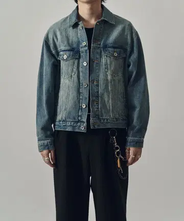 루이스 트래커 데님 자켓