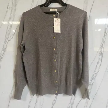 그레이 긴팔 가디건 M 사이즈