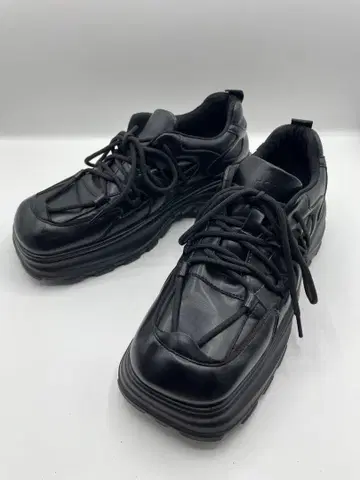 [ 새상품급 ] WESTBOY 통굽 가죽 스니커즈 27cm