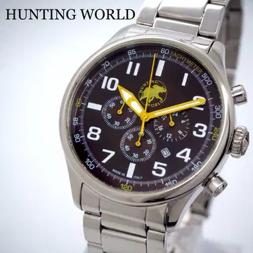 83 작동 [새상품급] 헌팅월드 시계 크로노그래프 데이트 남성용