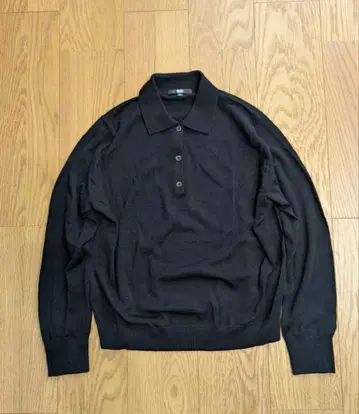 유니클로 메리노 폴로 스웨터 XL