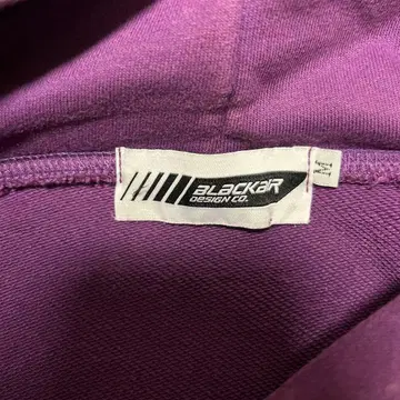 BLACK AIR DESIGN CO. 퍼플 후드티