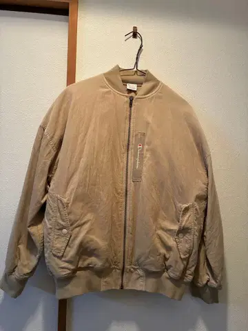 Champion MA-1 자켓 여성용 L 베이지