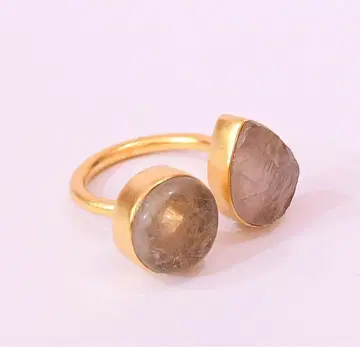 골든 루틸 and 로즈쿼츠, 실버 인도 직수입