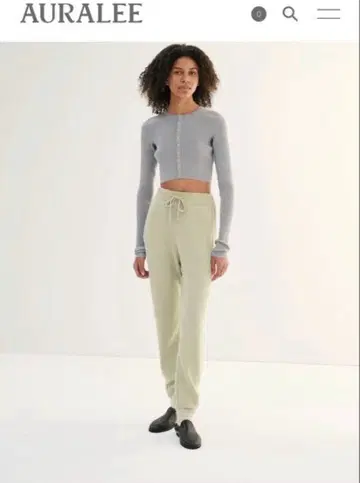 AURALEE 캐시미어 팬츠 0 사이즈 새상품급
