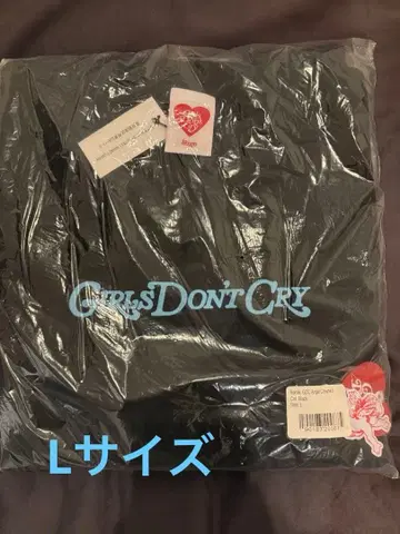 Girls Don't Cry 블랙 맨투맨 L 사이즈