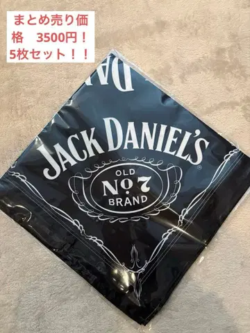 미사용 새상품! Jack Daniel's/반다나/묶음 판매/5장 세트