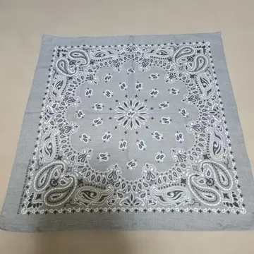 그레이 반다나 100% 코튼