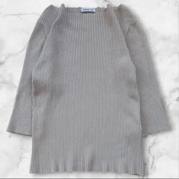 두지엠 클라세 리브 니트 실크 코튼 EVERYDAY KNIT