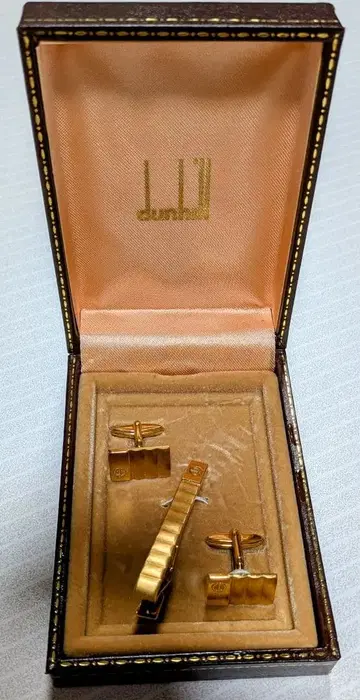 dunhill 넥타이핀과 커프스 세트