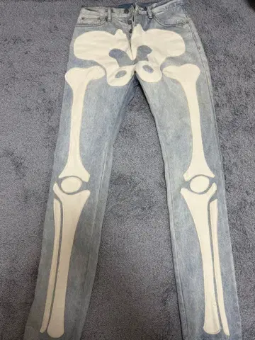 스켈레톤 데님, ukdrip, usdrip, drill, Real 착용