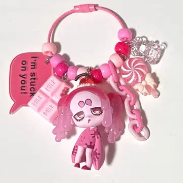 이치고 푸딩 찰랑찰랑 키링