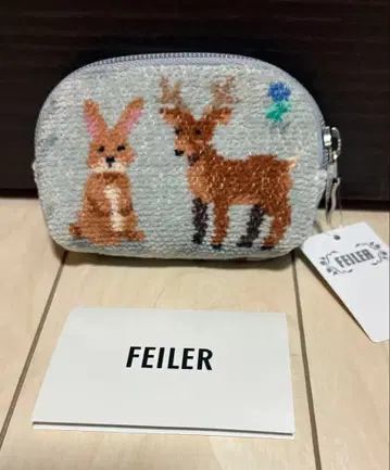 FEILER 페이러 파우치 윈터 애니멀즈 새상품 미사용 한정 컬러