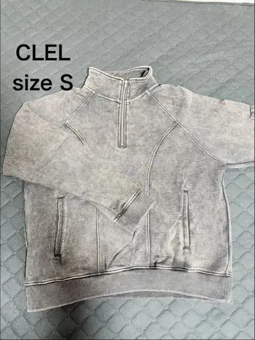 [새상품급] CLEL 헤비웨이트 빈티지 디자인 하프 지퍼