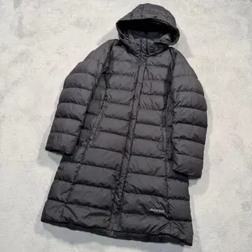 몽벨 롱 다운 자켓 블랙 XL 800필 1101550