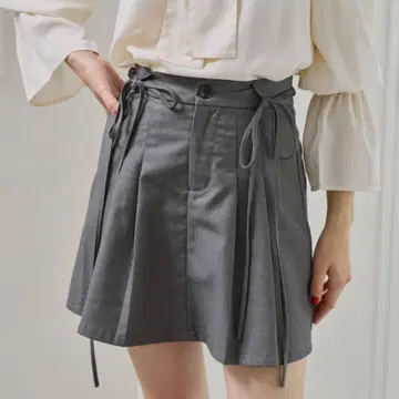 [ idem ] 2way ribbon belt mini skirt