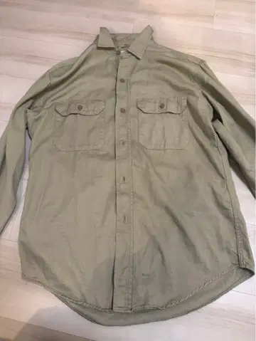 60s BIG MAC 카키 긴팔 셔츠