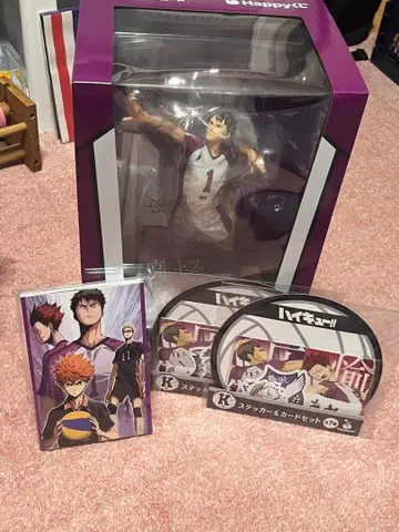 해피 복권 하이큐 우시지마 와카토시 피규어 라스트 런상 LAST 덤 포함