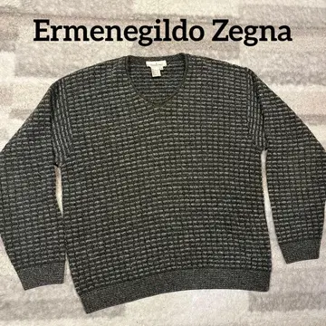 [ 새상품급 ] Ermenegildo Zegna 니트탑 카키 그레이