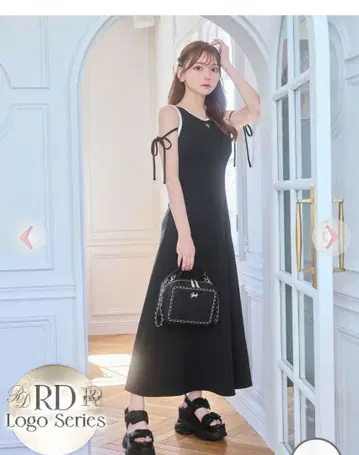 Rady 바이컬러 아메슬리 원피스 블랙